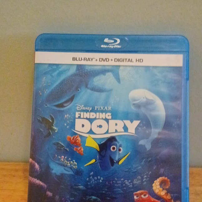 Disney Pixar Finding Dory Blu-ray+DVD+Digital Copy PG 2016 Ellen DeGeneres