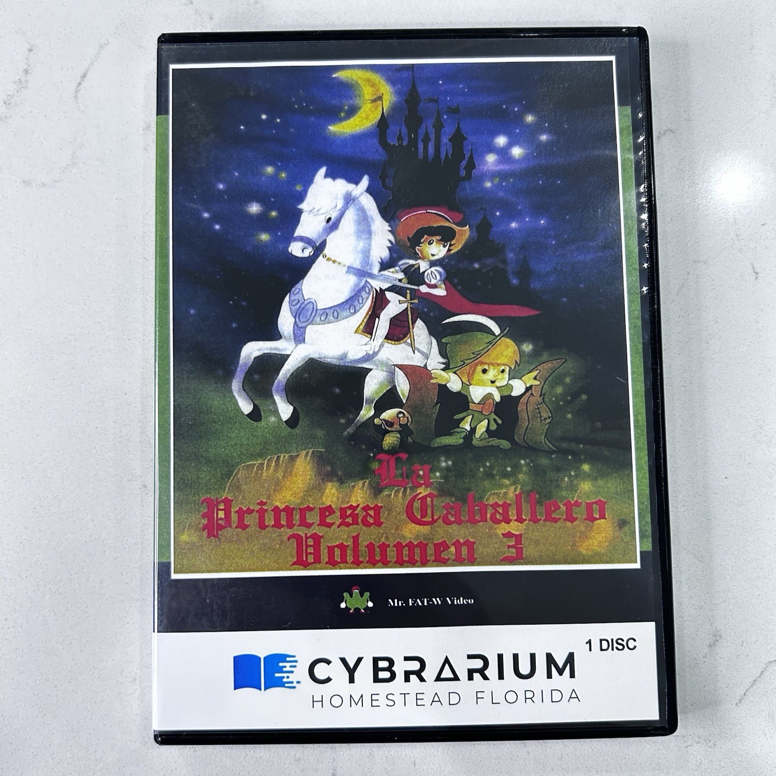 La Princesa Caballero Volumen 3 DVD (Anime Clásico – Mr. FAT-W Video)