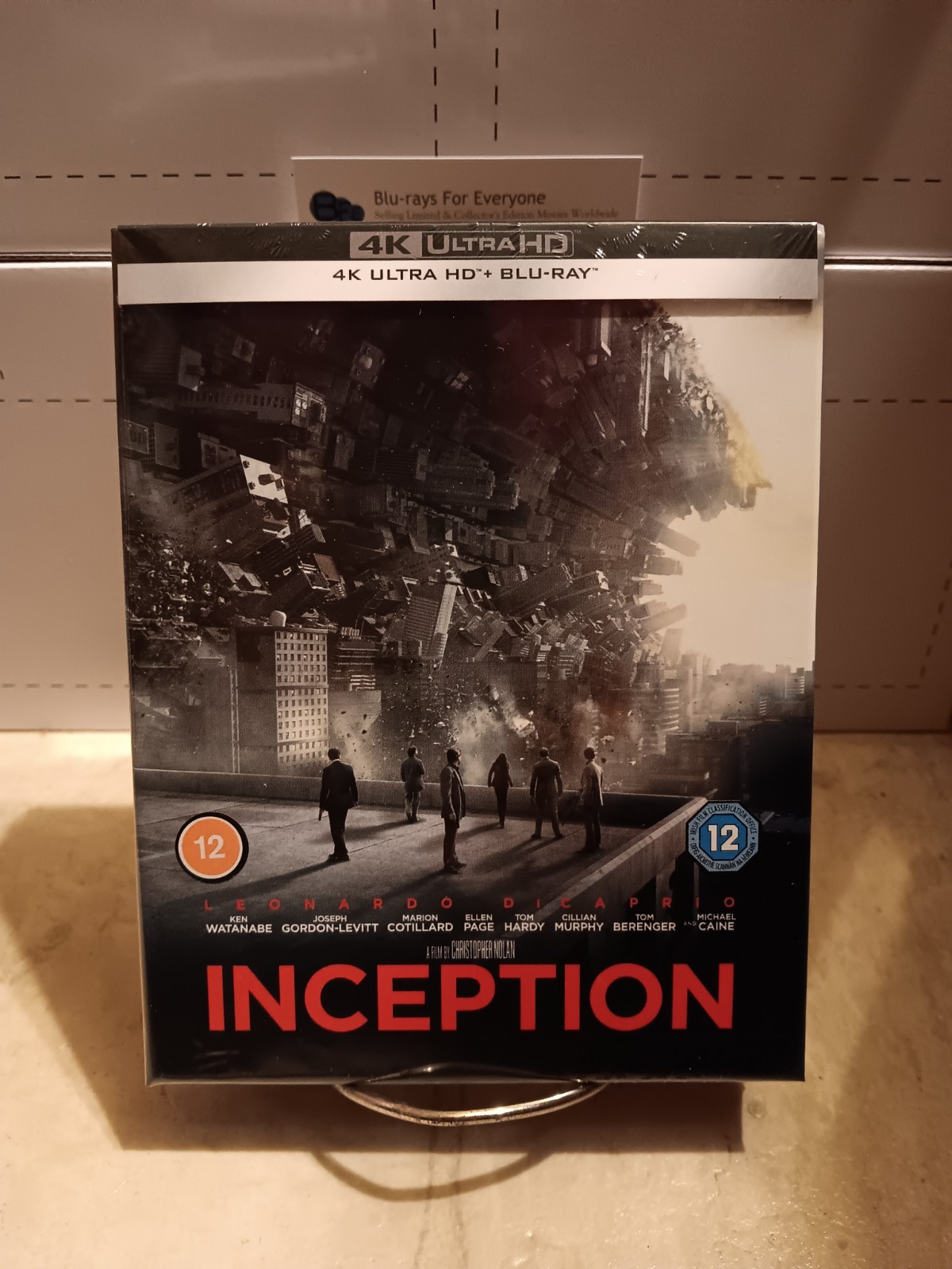 Inception 4K Full Slip SteelBook Ultimate Collectors Edition Blu-ray (UK)[2010]