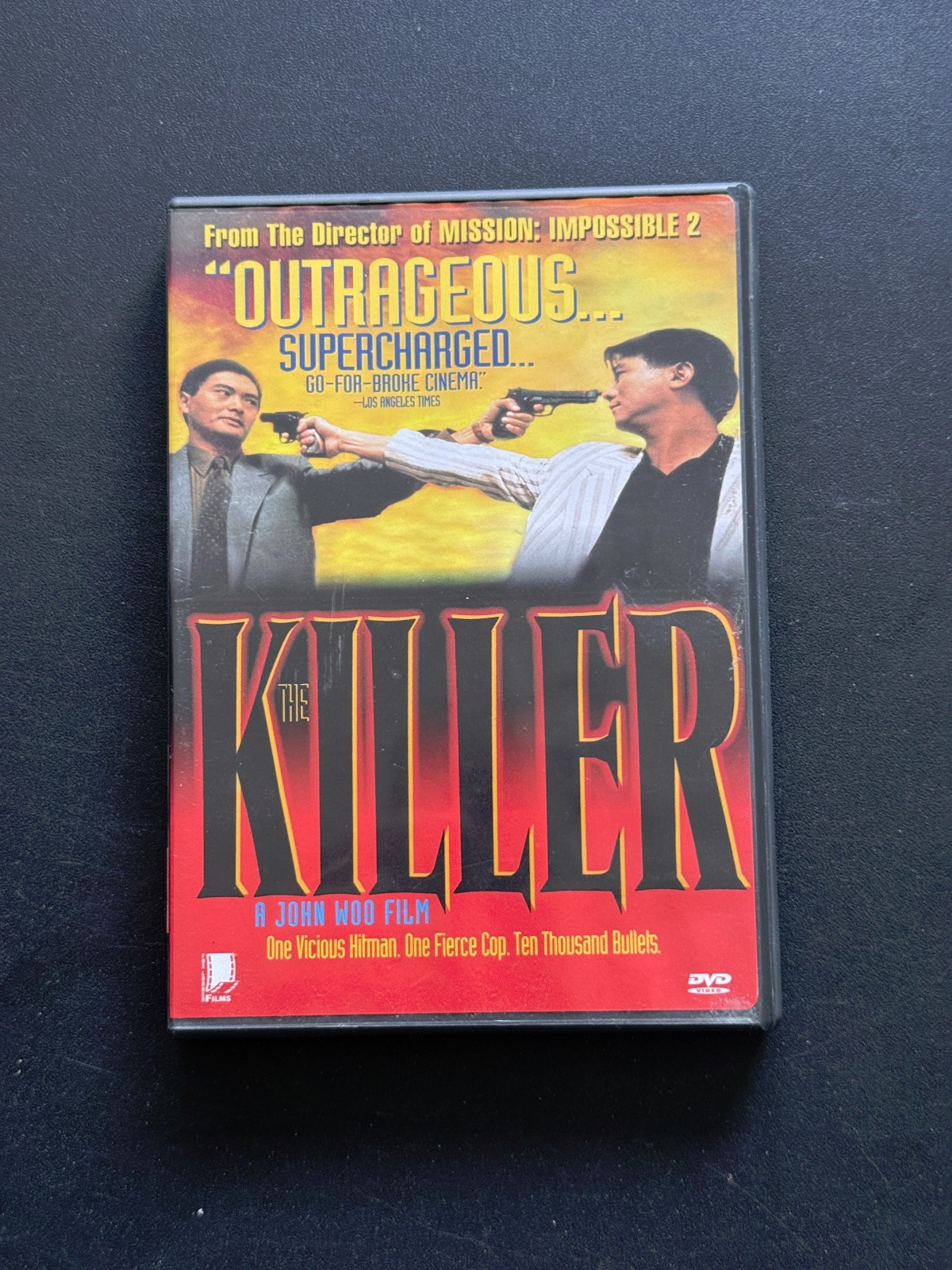 THE KILLER – CHOW YUN-FAT – DANNY LEE – SALLY YEH – CHUN KONG – USED DVD MOVIE