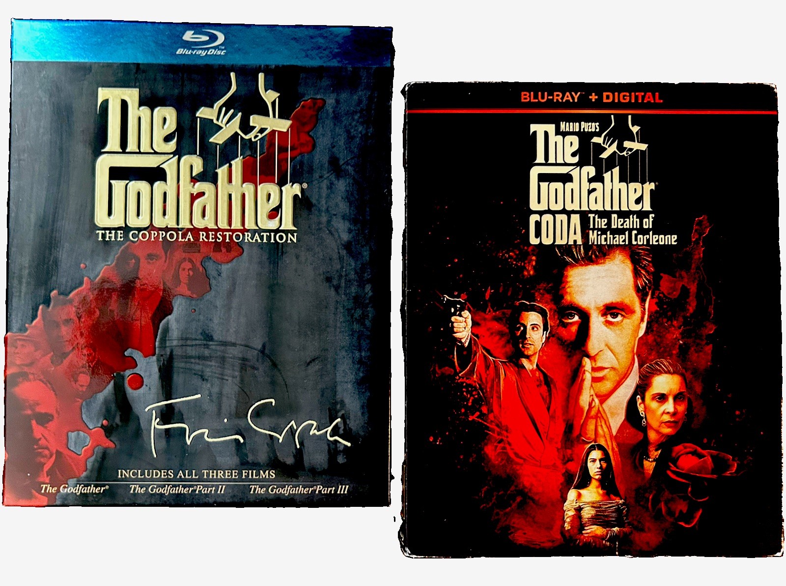 The Godfather Trilogy: The Coppola Restoration 🐴 The Godfather Coda (Blu-ray)