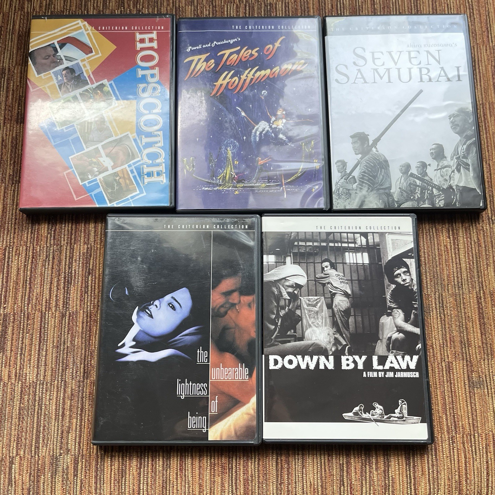 Criterion Collection DVD Lot Of 9. Pls See All Photos. Down By Law, The Rock Etc
