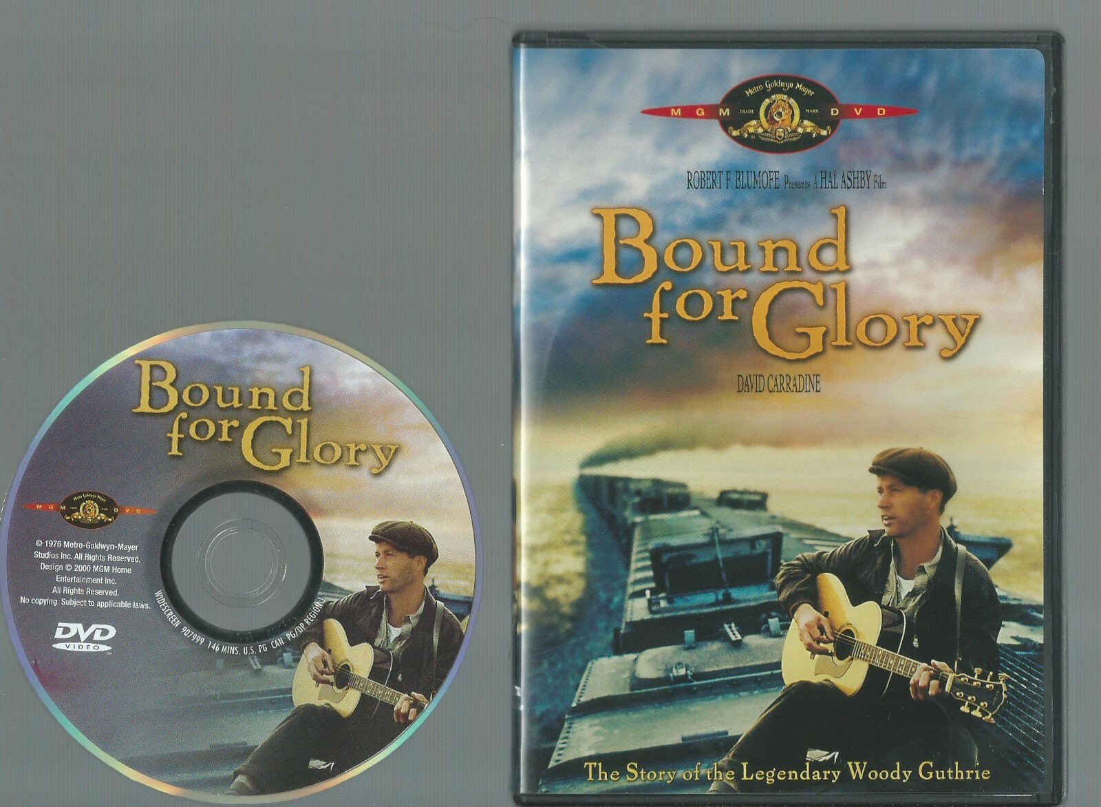 Bound for Glory (DVD, 2000) Original U.S. Issue Woody Guthrie David Carradine