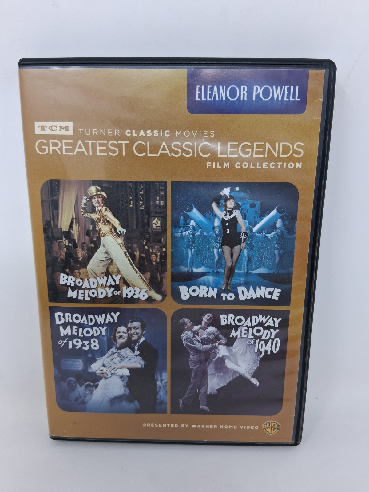 TCM Eleanor Powell 4 Disc Film Collection DVD Broadway Melody/Born Dance WB OOP