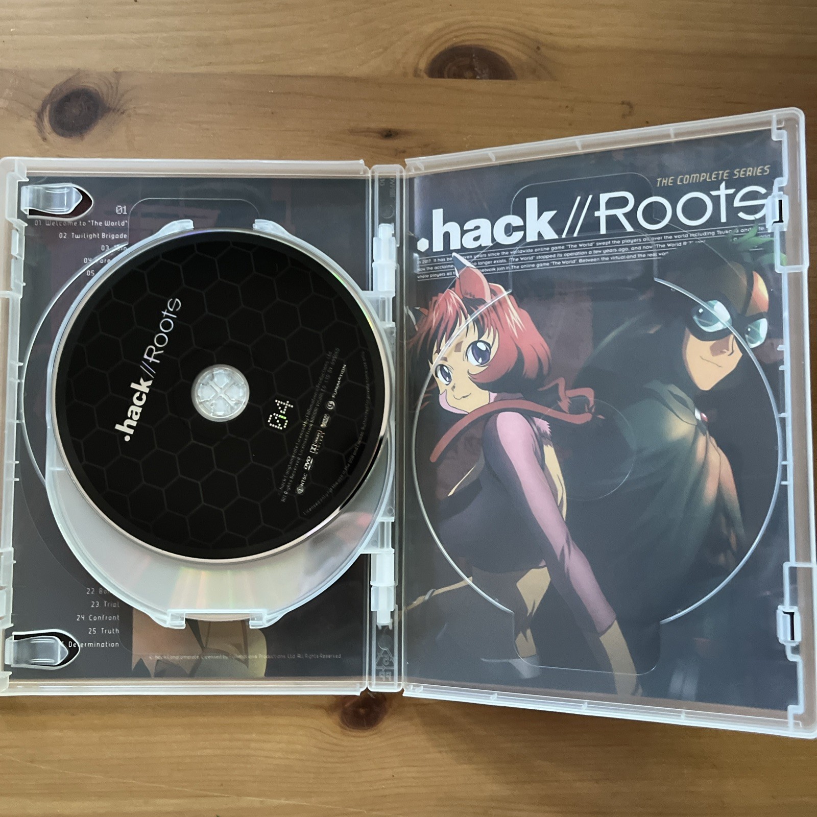 .hack Roots Hack Roots The Complete Series Episodes 1 – 26 Funimation DVD GREAT!