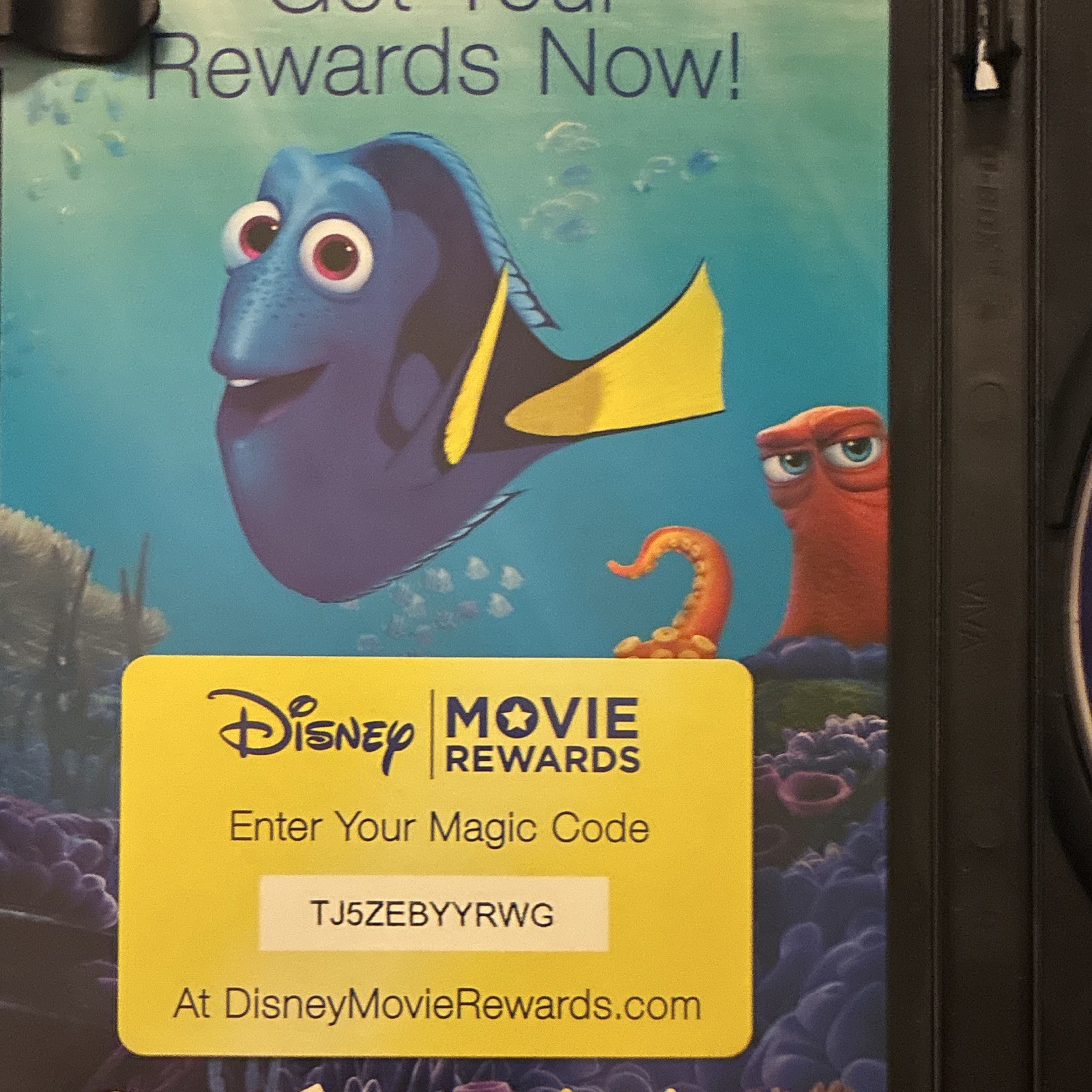 Disney Pixar Finding Dory DVD PG 2016 97 min NTSC Eng/Fre/Spa Commentary