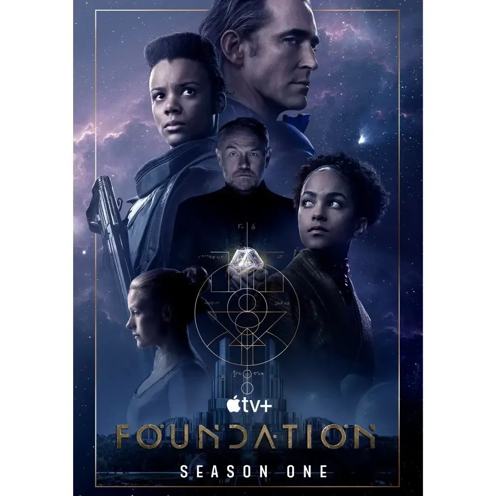 Foundation Seasons 1 2 Complete TV Series DVD Brand New Space Sci-Fi Drama