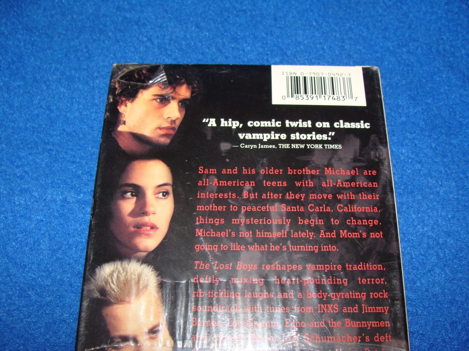 VHS Tape (1987) The Lost Boys 1998 Warner Home Video Hollywood Video Store Seale