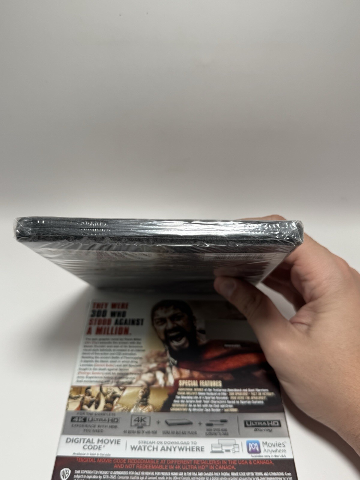 300 – 4K Ultra HD + Blu-ray – Zack Snyder – New/Sealed w/ Rare OOP Slipcover