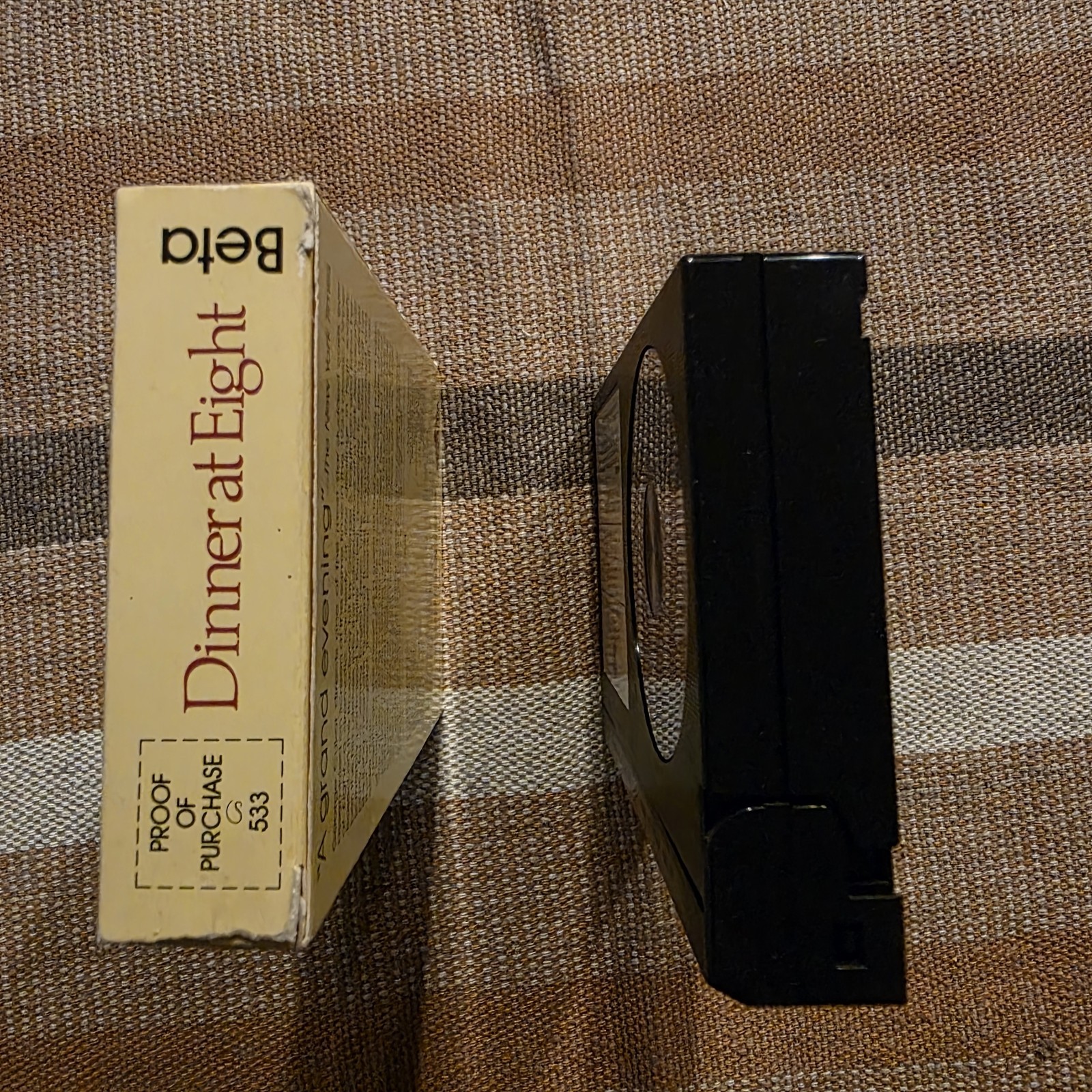 Dinner At Eight Betamax BETA NOT VHS Jean Harlow John Barrymore Diamond Jubilee