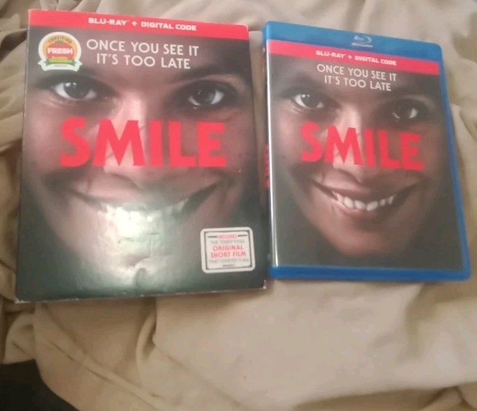 Smile (Blu-ray, 2022) w/ Slipcover – Horror T5