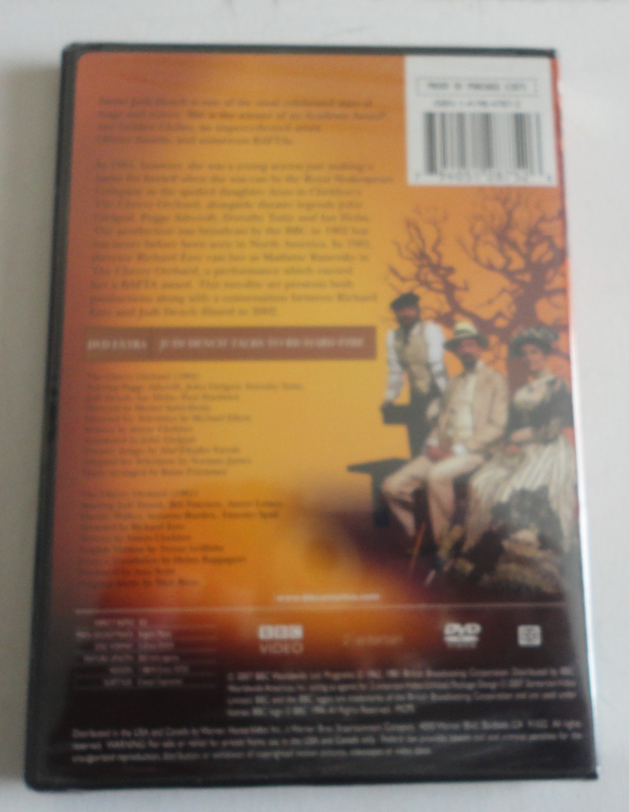 2 New DVD King Lear Ian Holm & The Cherry Orchard Dench 794051287526 2 DVD Set