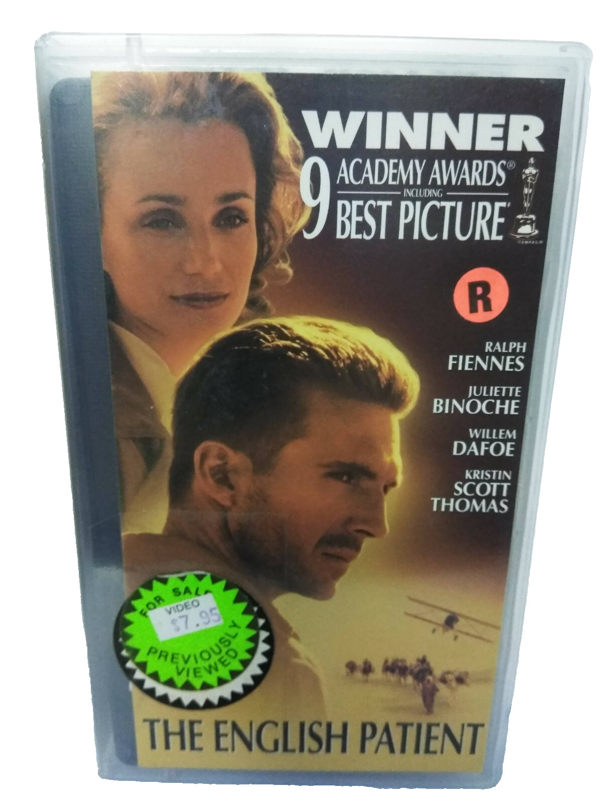 The English Patient VHS Tape 1997 Dillons Grocery Store Rental Tape