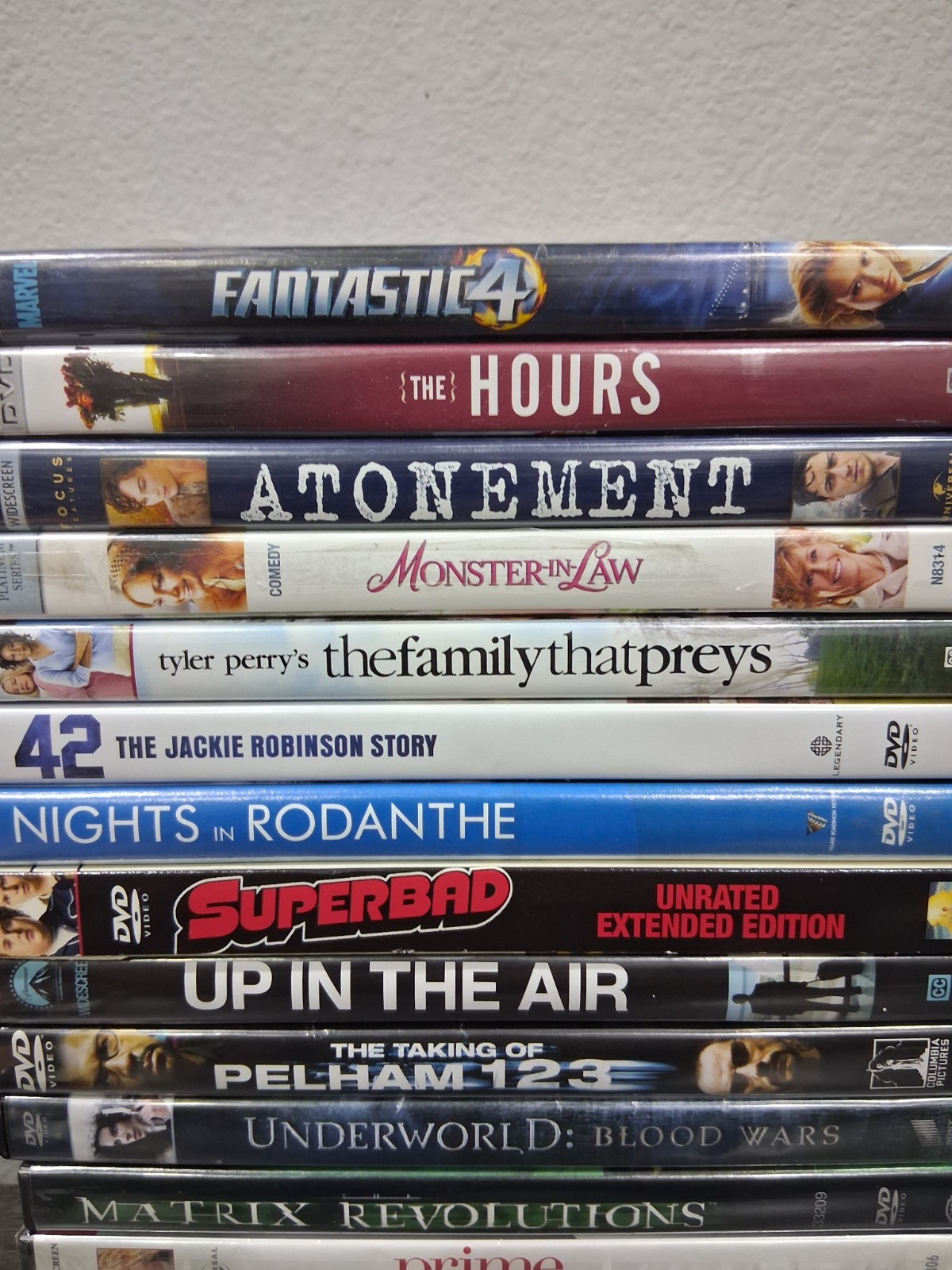 DVD Lot Of 18 Movies Various Genres Titles Actors