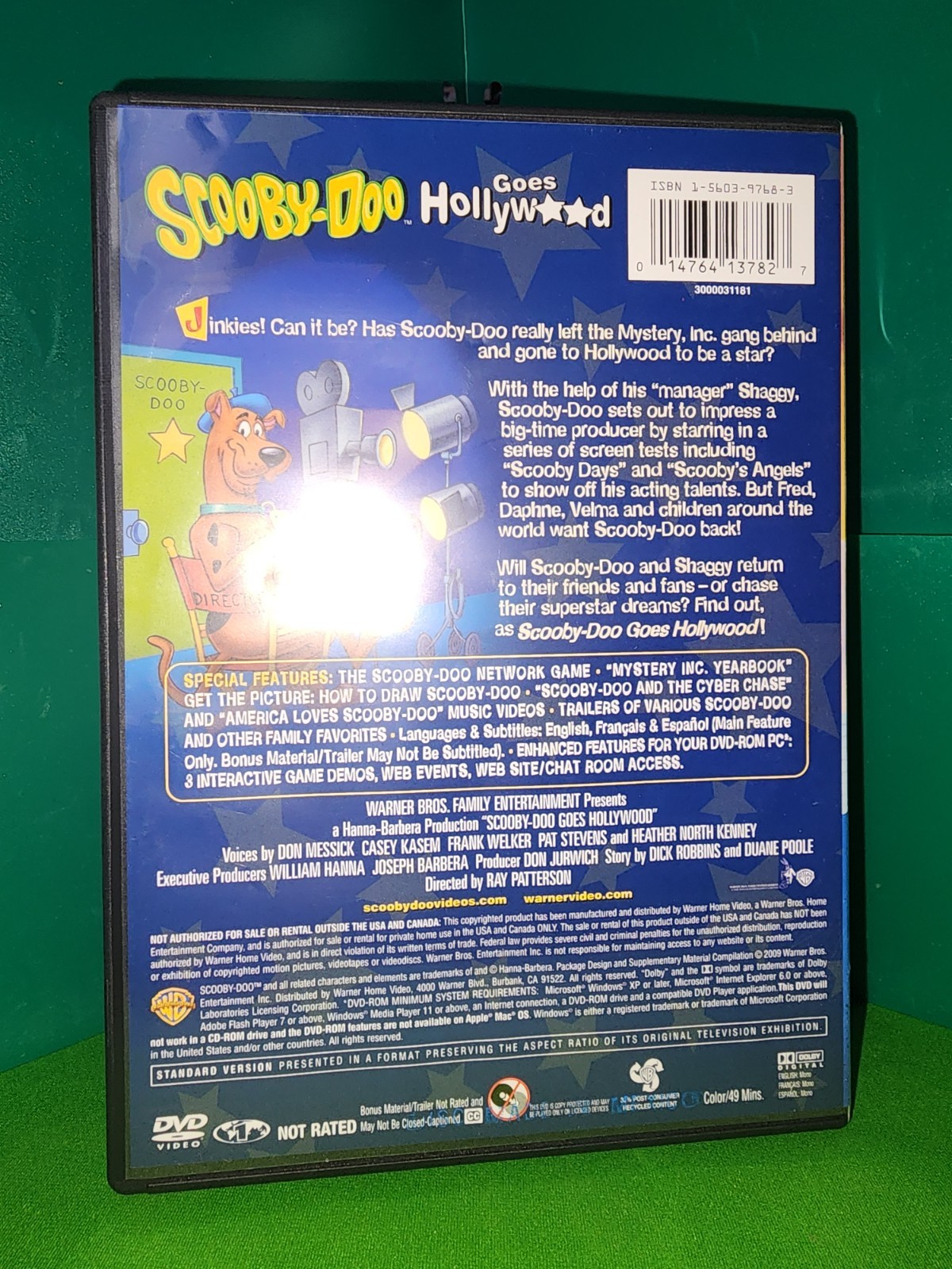 CIB – Scooby-Doo: Goes Hollywood (DVD, 1979, Warner Bros) Shaggy Hanna Barbera
