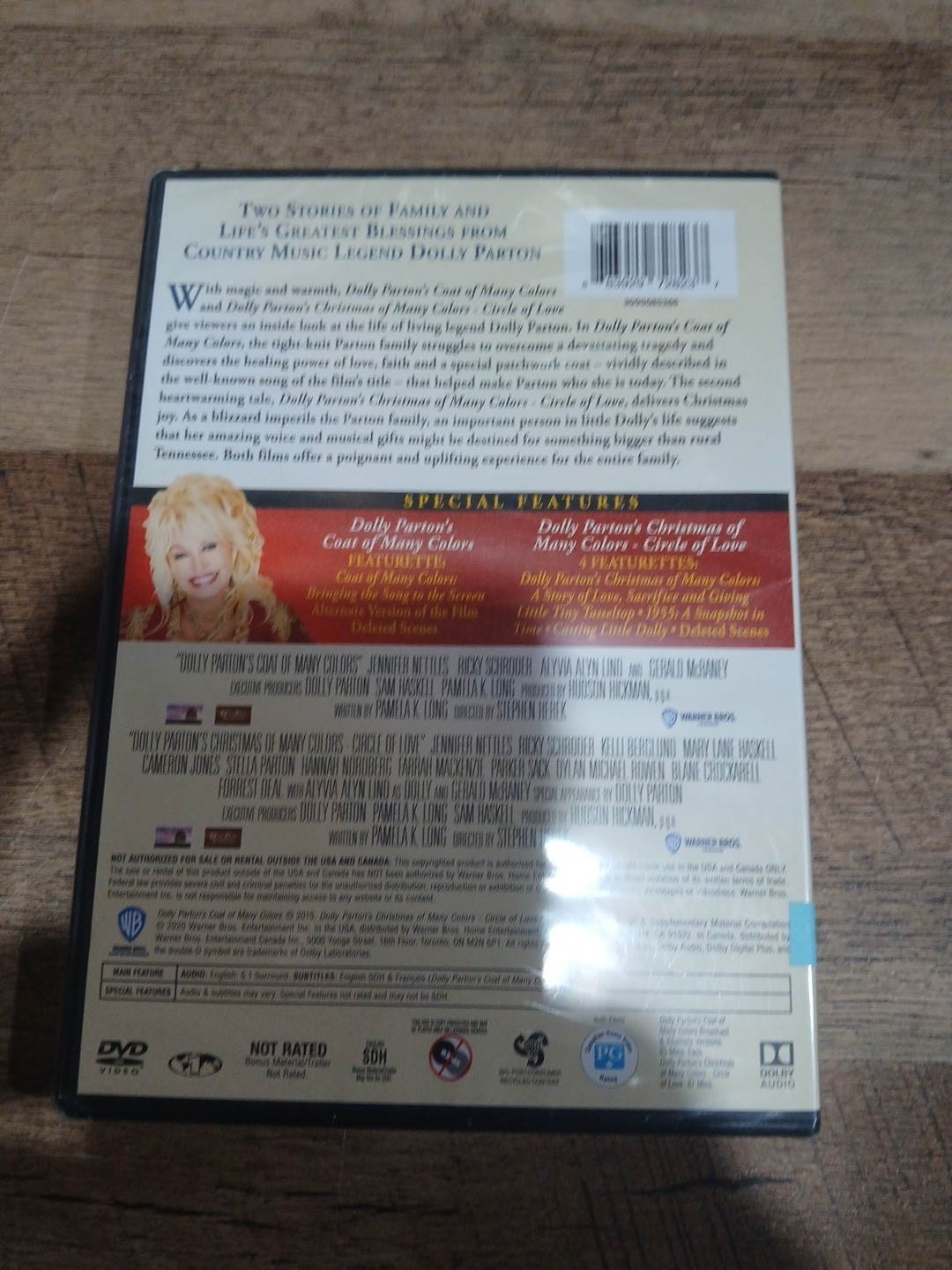 Dolly Parton’s Christmas of Many Colors: Circle of Love / Coat Many Colors DVD