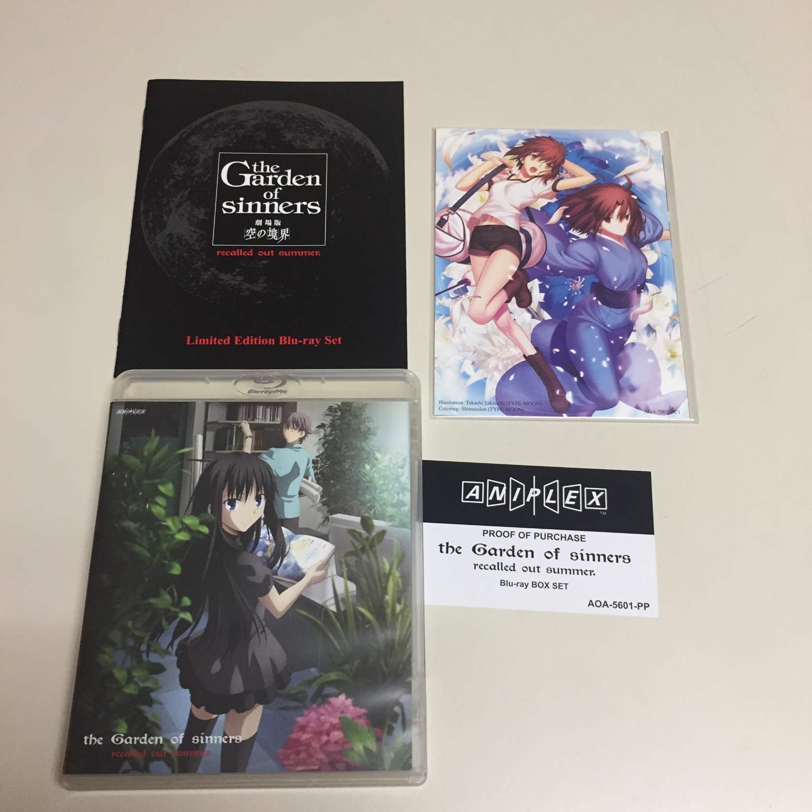 The Garden of Sinners Recalled Out Summer Limited Edition Blu-Ray English Subbed