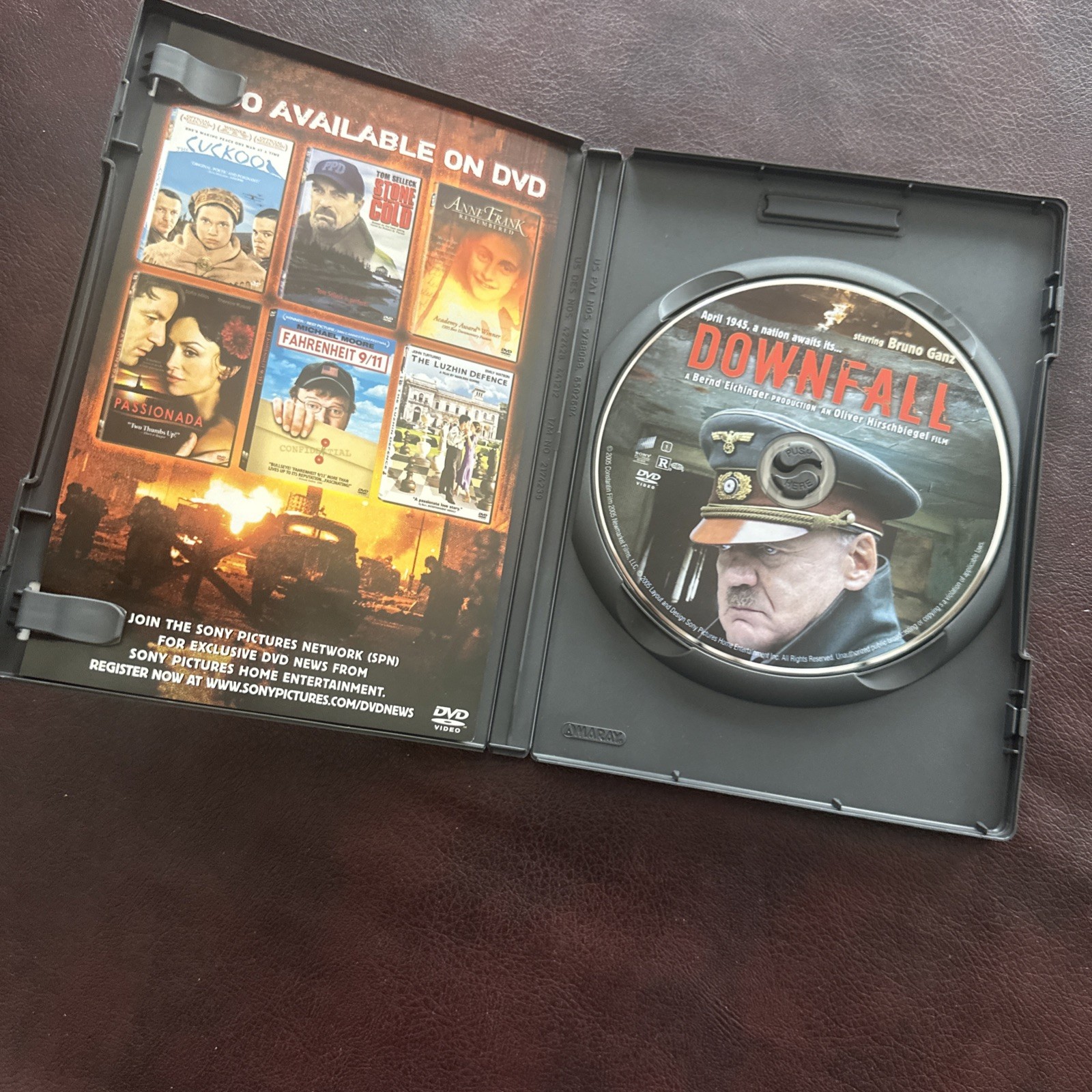 Downfall DVD 2005 Bruno Ganz WWII German Historical Drama