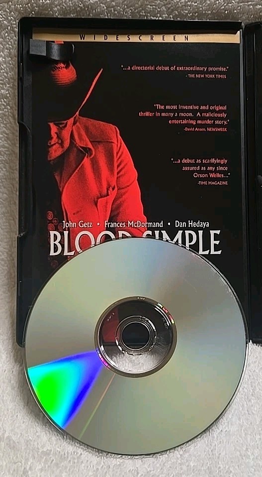 Blood Simple (Universal Pictures, 2001, R, Joel Coen ) John Getz, Francis McDorm