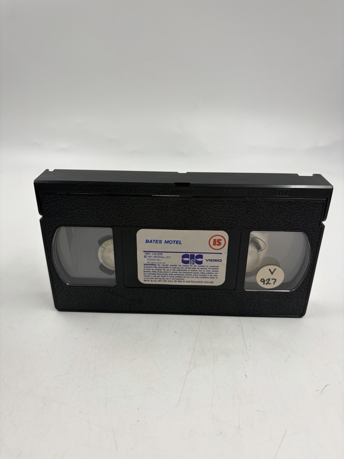 BATES MOTEL VHS CIC Video Pre Cert Big Box Ex Rental PAL UK Horror