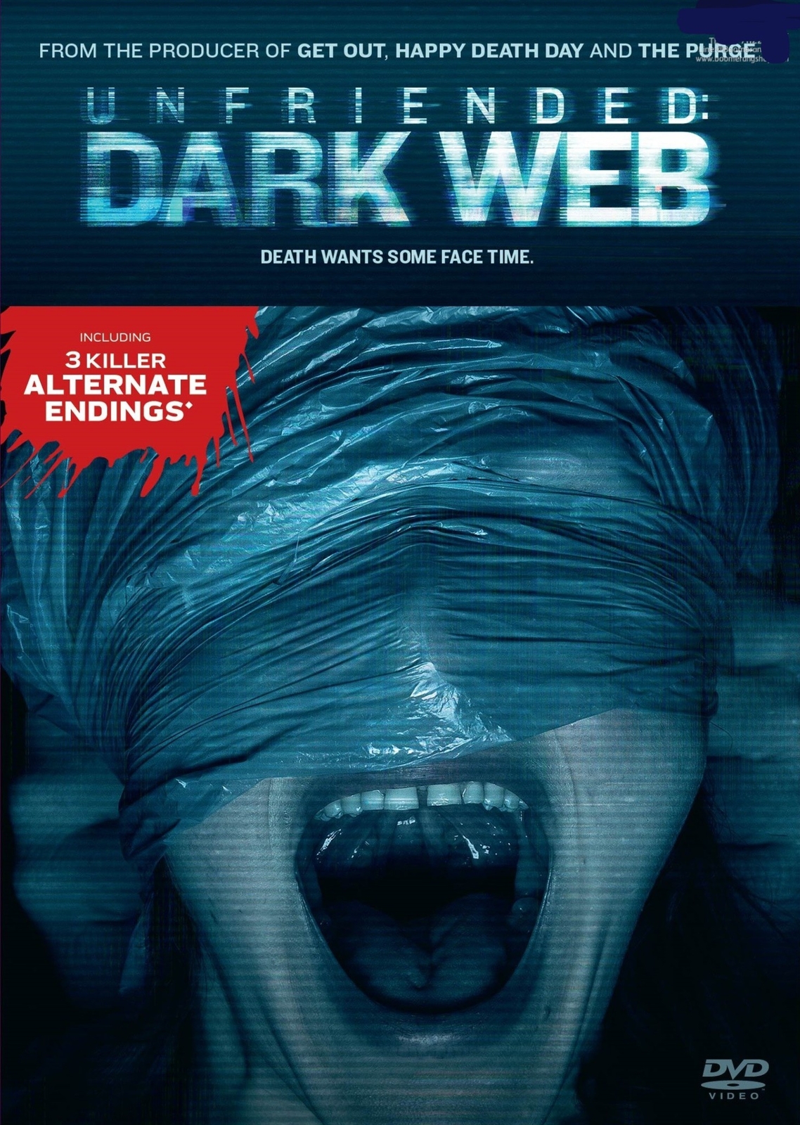 Unfriended: Dark Web (2018) DVD Region 3 – Colin Woodell, Alternate Endings x3
