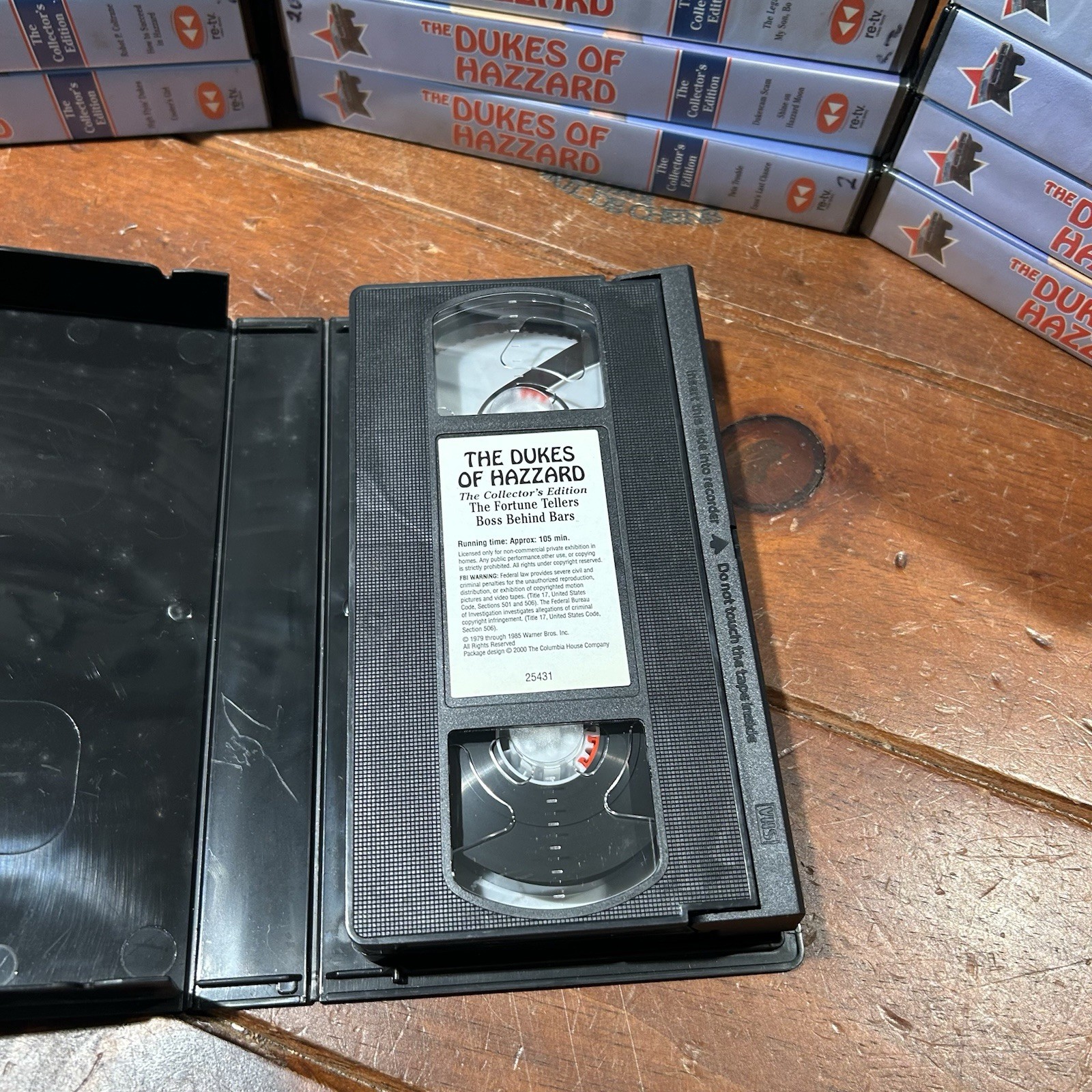 The Dukes of Hazzard Collector’s Edition VHS Tape Lot of 30 Columbia House ReTV