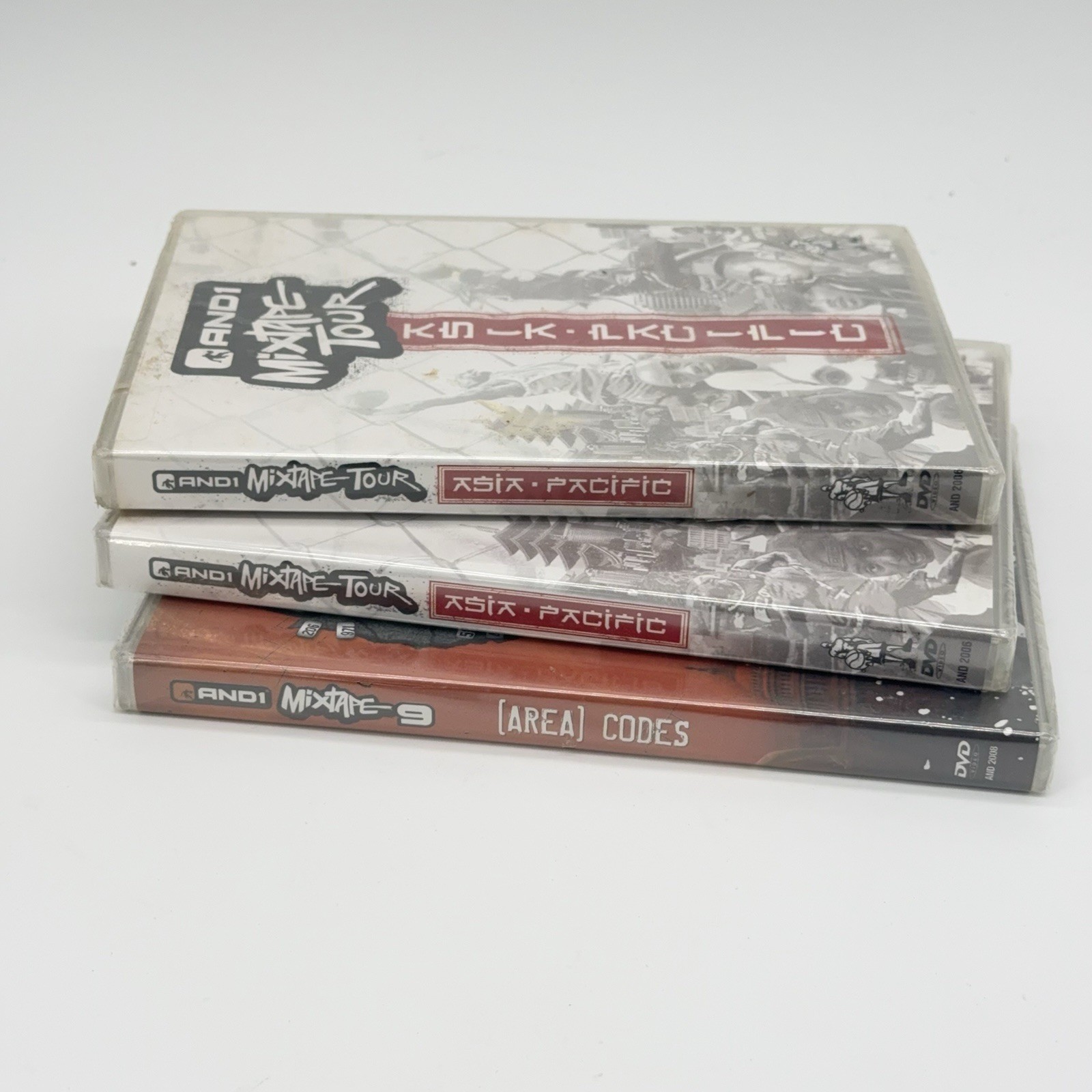 And1 Basketball Mixtape DVDs (3 total) NEW