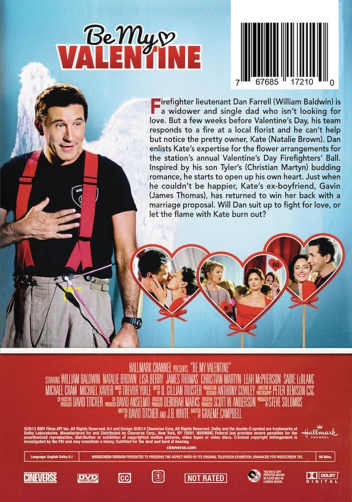 Be My Valentine (DVD) Natalie Brown William Baldwin Graeme Campbell