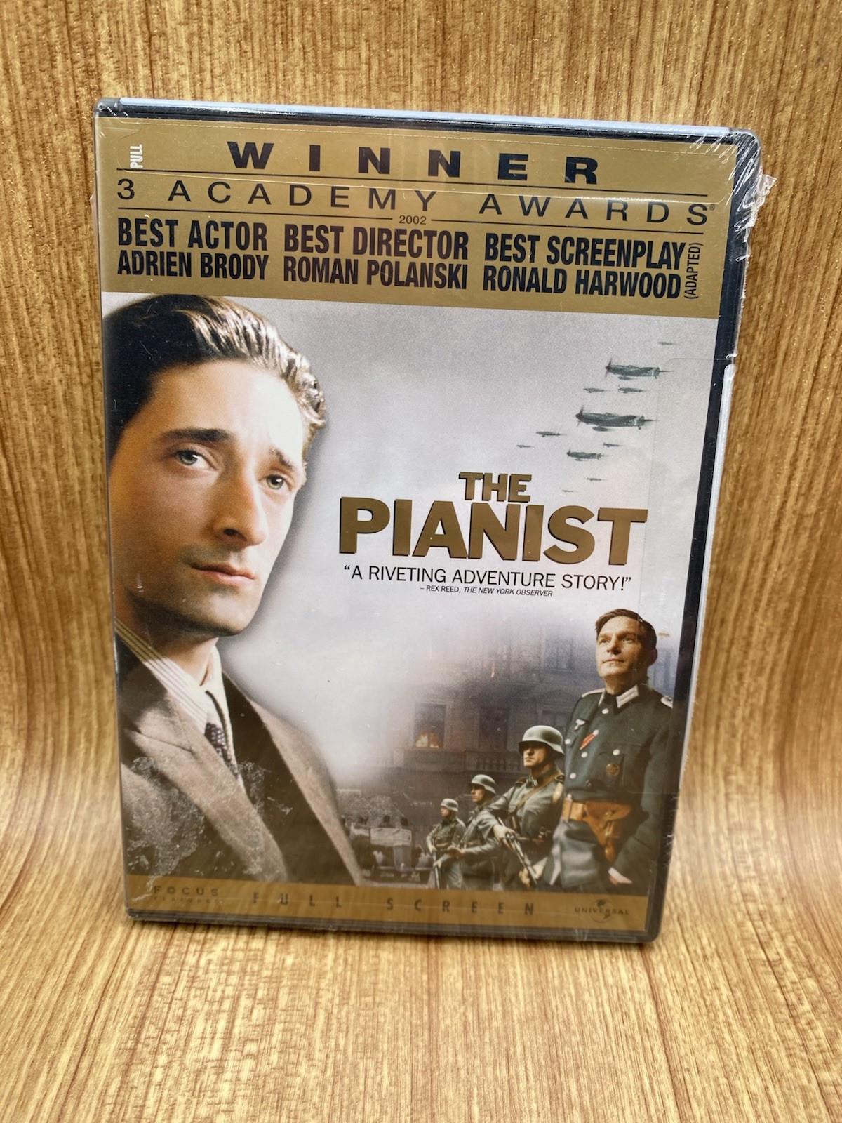 Pianist (DVD, 2002, Full Frame) New Factory Sealed