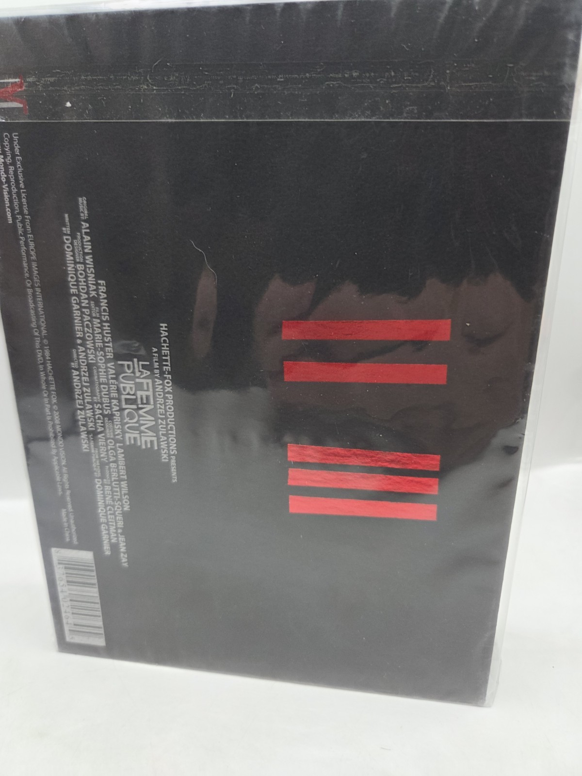 Andrzej Zulawski’s La Femme Publique Premium Edition 2 DVD Set NTSC Region 1.