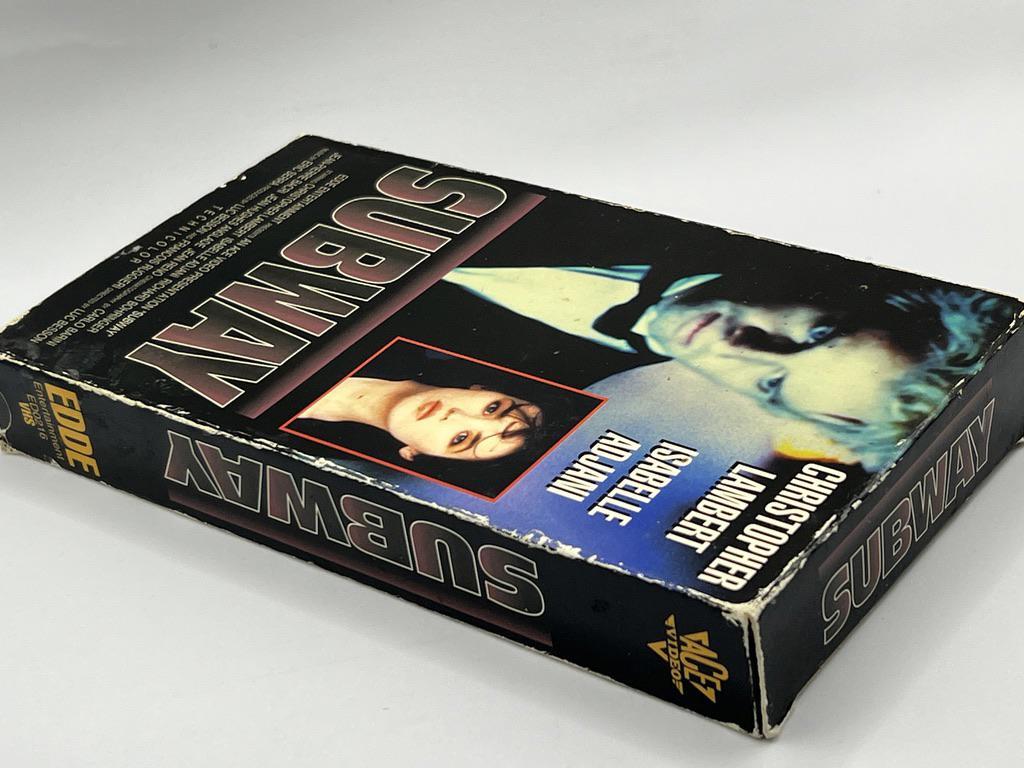 Subway VHS – Classic Film Starring Christopher Lambert & Isabelle Adjani