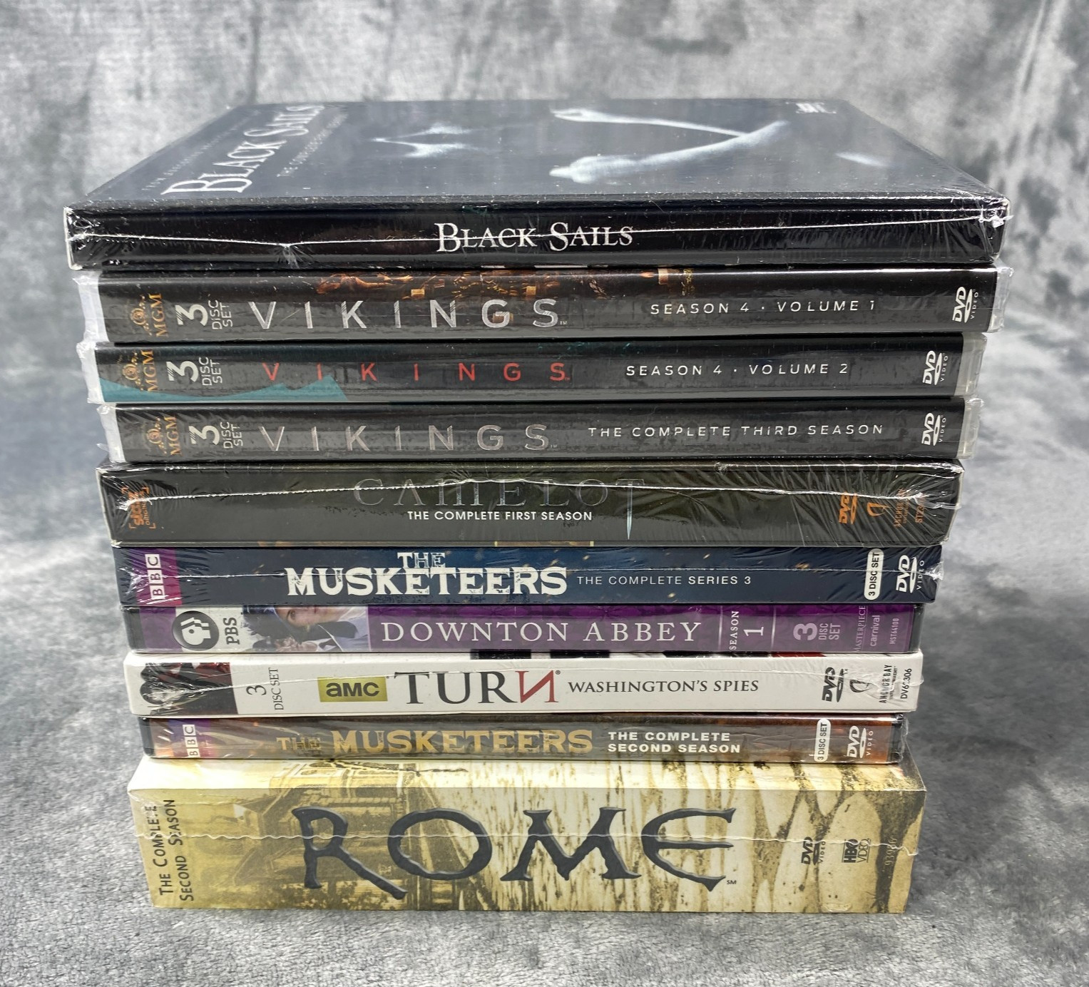 Vikings Black Sails Rome TV Series DVD Lot Seasons Mixed Bundle Medieval NEW