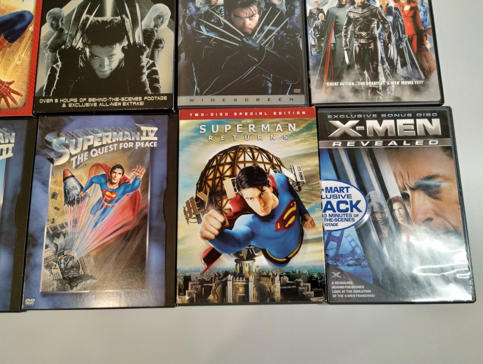 Marvel / DC Movies DVD Lot of 19 + 2 Makings of DVDs Excellent Condition