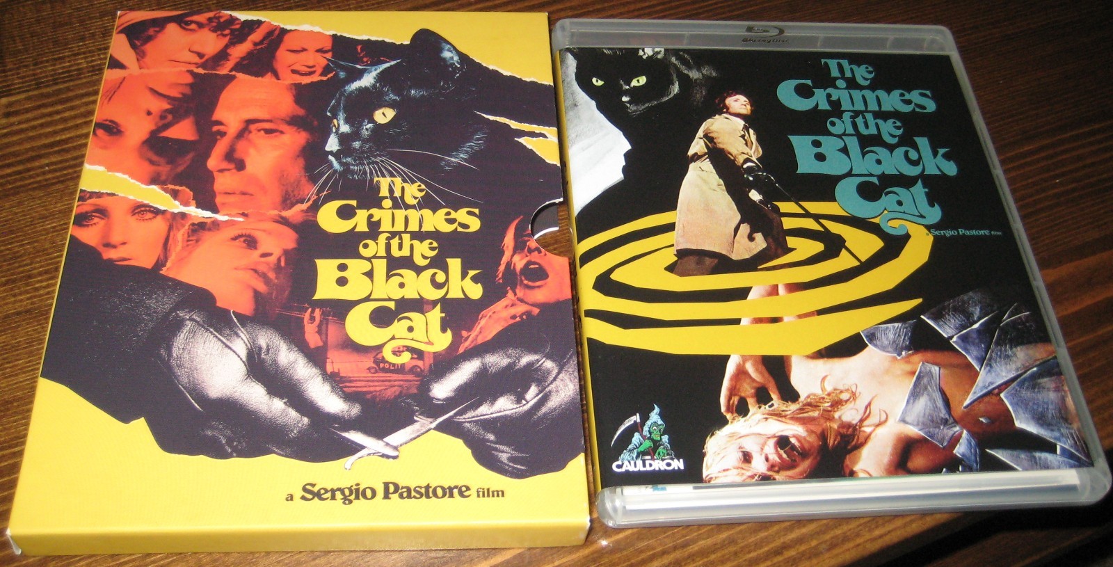 The Crimes Of The Black Cat Blu-ray Disc + CD 1972 With Slipcover And Inserts
