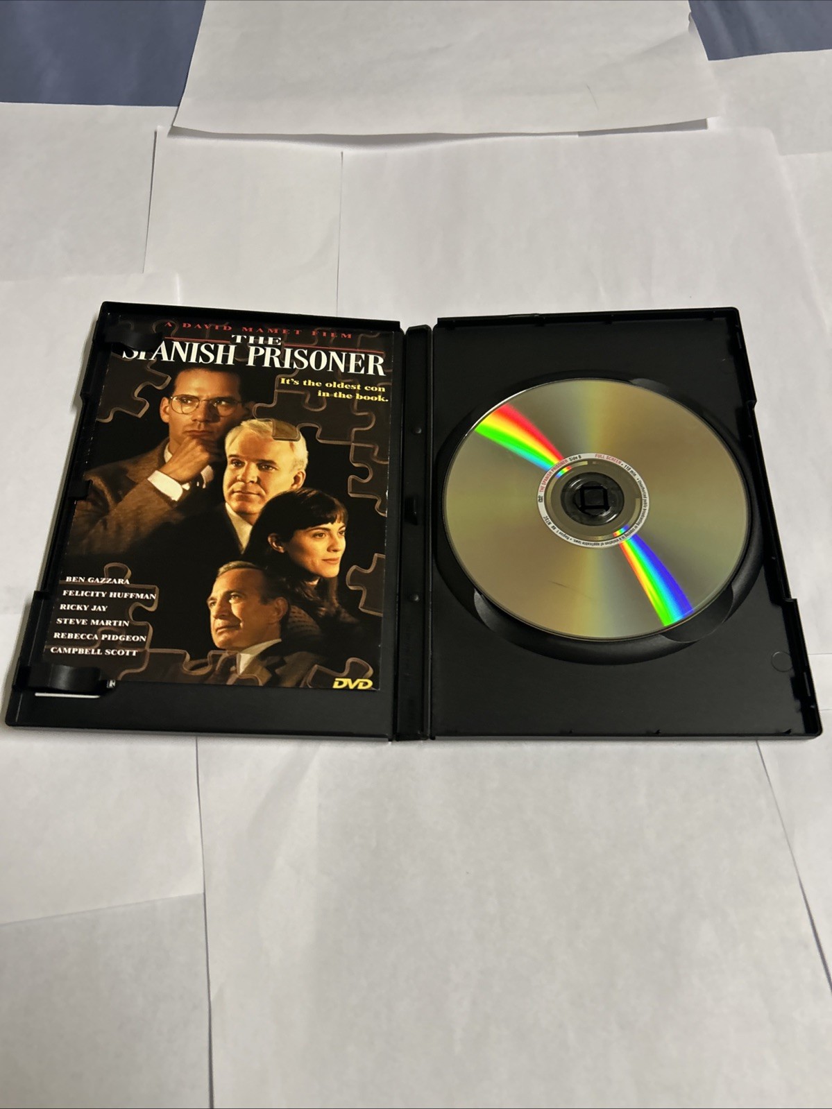 The Spanish Prisoner DVD 1998 – David Mamet, Steve Martin, Campbell Scott
