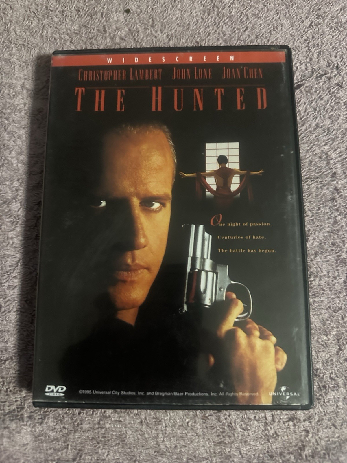 The Hunted DVD 1995 Christopher Lambert, Joan Chen, John Lone Rare Oop Movie