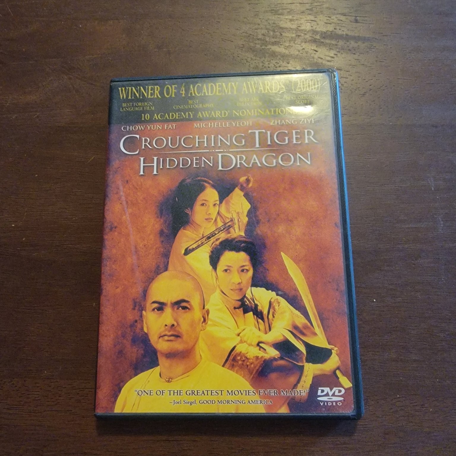 Crouching Tiger, Hidden Dragon DVD 2001 Chow Yun Fat Ang Lee Widescreen