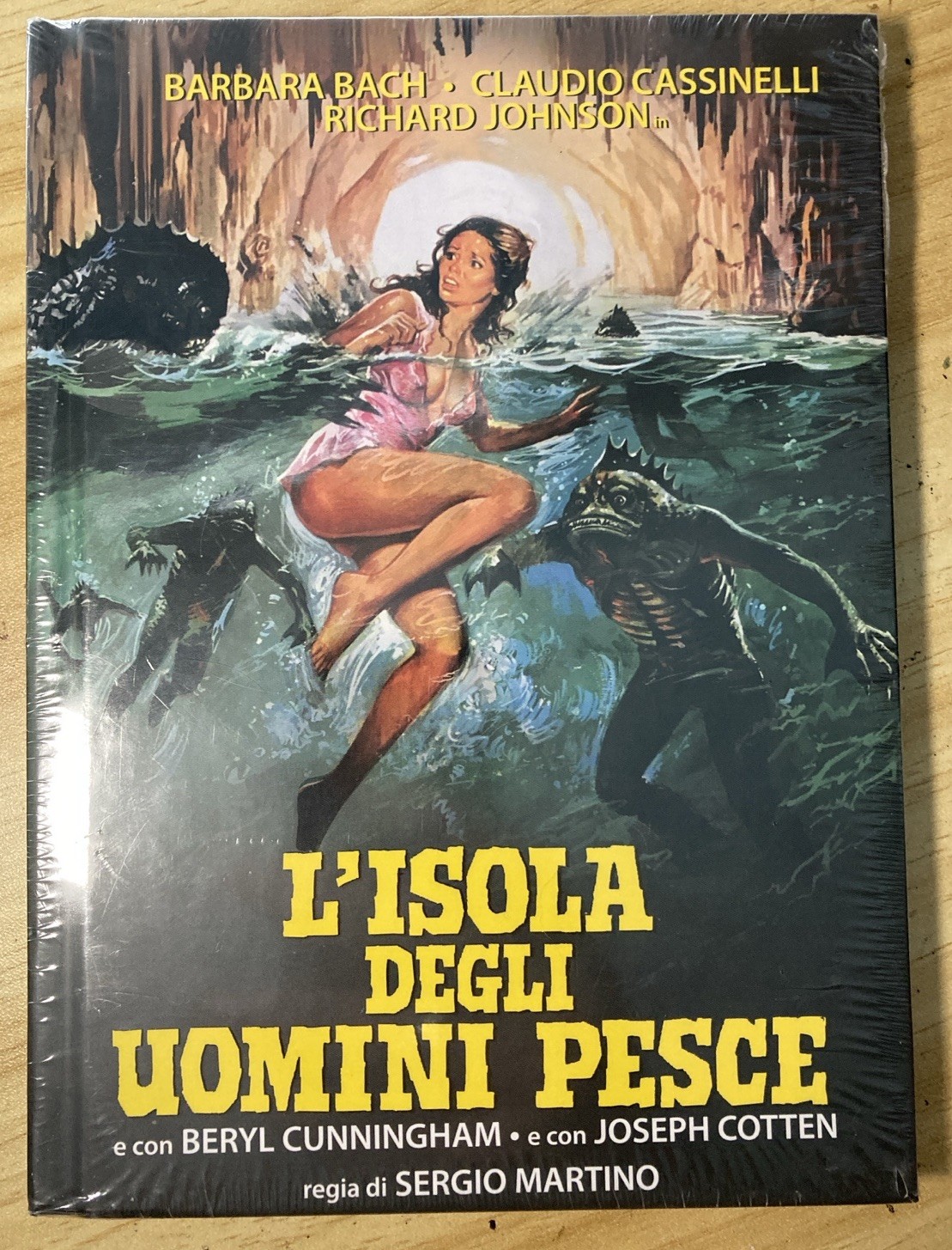 ISLAND OF THE FISHMEN- 1979 HARD MEDIA BOOK – BLU-RAY Region B Sealed