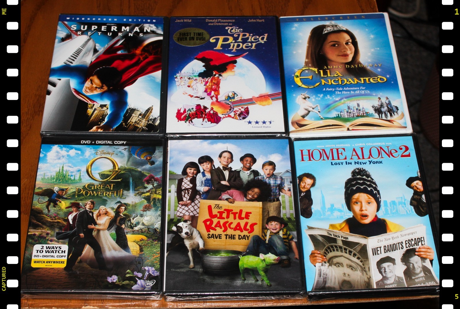 CHILDREN’S DVD LOT OF 6, SEE TITLES BELOW, ALL NEW & SEALED