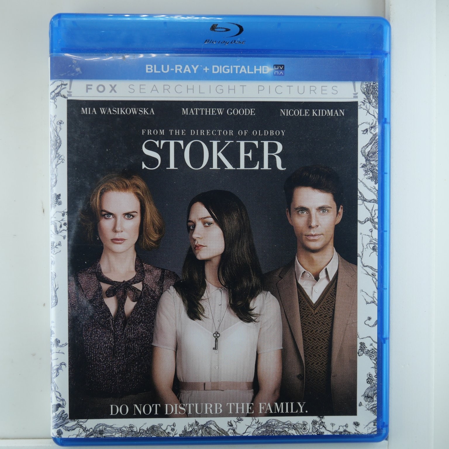 Stoker Blu-ray 2013 Mia Wasikowska, Nicole Kidman, Matthew Goode, Park Chan-wook