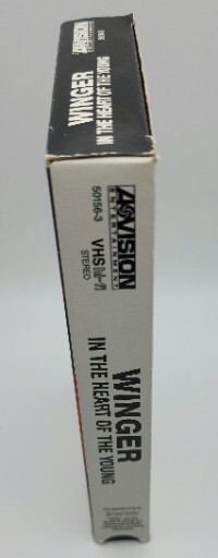 WINGER – “IN THE HEART OF THE YOUNG” (1990, VHS) + Promotional Flyer