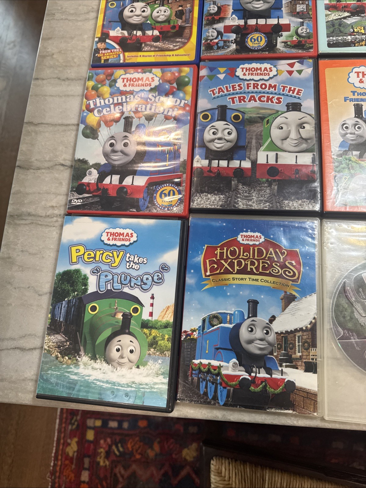 Thomas The Train & Friends DVD Lot of 31 Christmas Halloween Movies Preschool