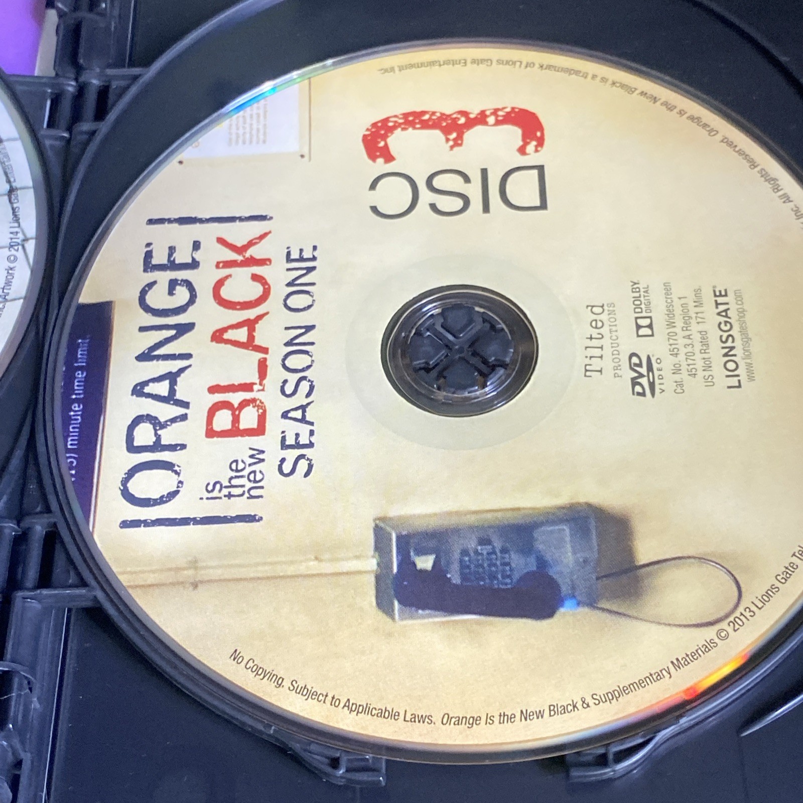 Orange Is the New Black: Season One (DVD, 2013) 4 Disks