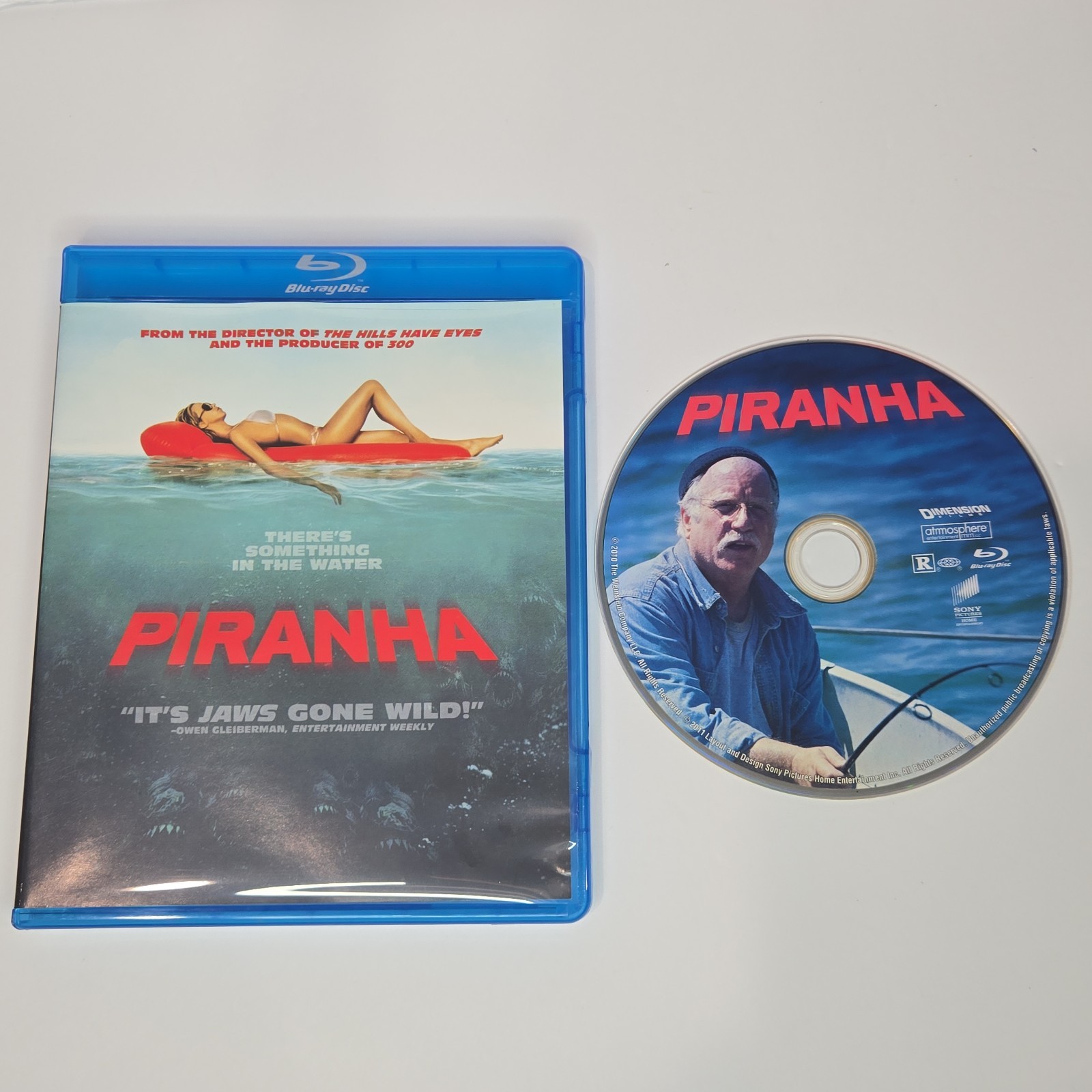 2011 Piranha Blu-Ray Disc Eliaabeth Shue Jerry O’Connell Ving Rhames