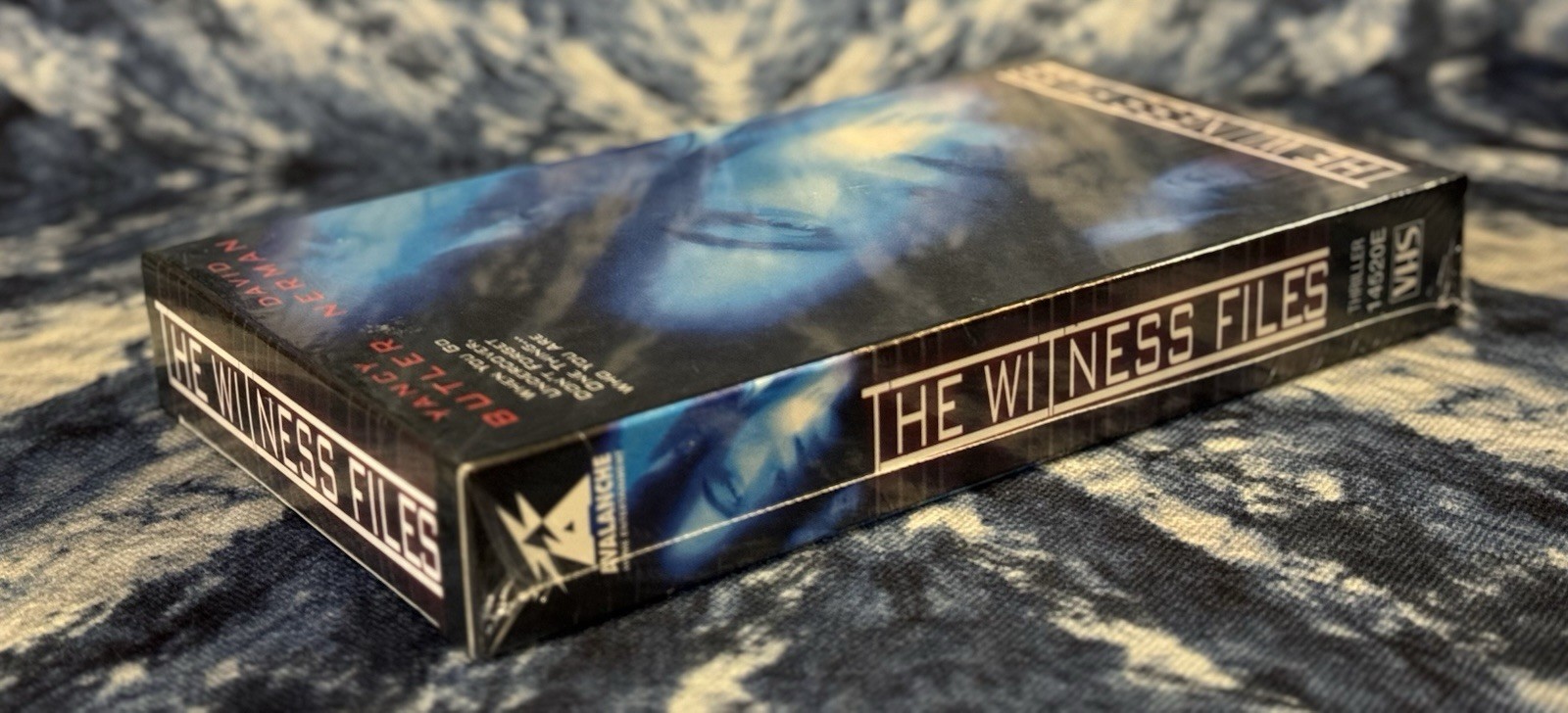 The Witness Files (VHS 2000) -SEALED Screener Tape- Yancy Butler Thriller – OOP