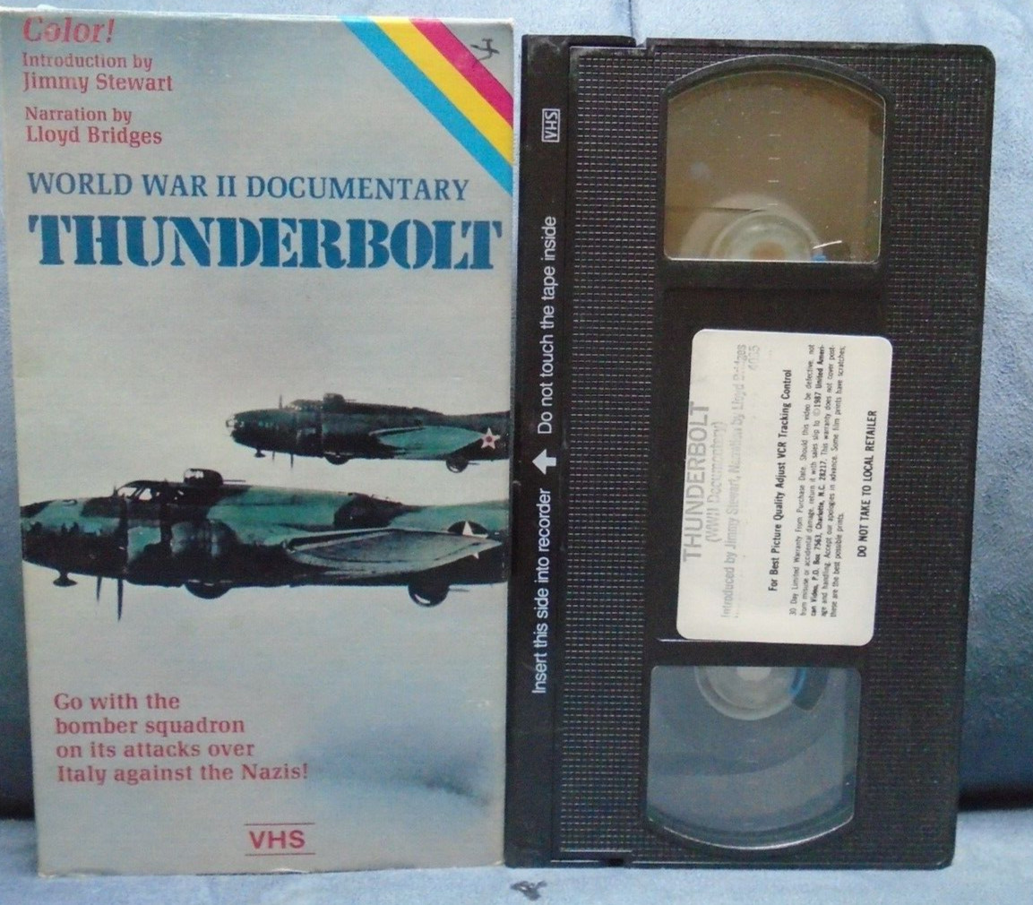 Thunderbolt (VHS, 1986) WORLD WAR II DOCUMENTARY