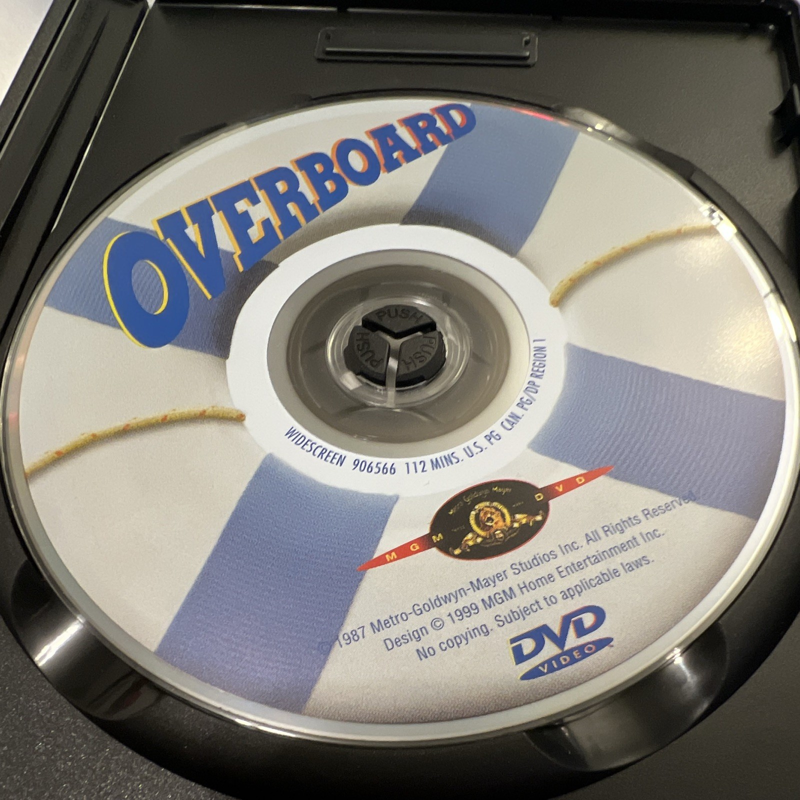 MGM Home Entertainment Overboard DVD 1987 Widescreen PG Hawn Russell Marshall