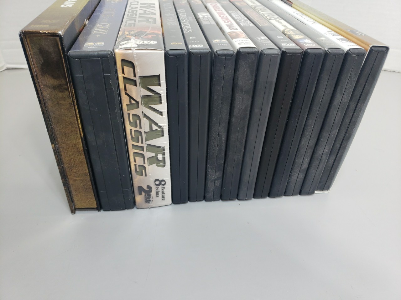 War Movies Action History DVD Lot THE BLUE & THE GRAY JOHN ADAMS WAR CLASSICS…