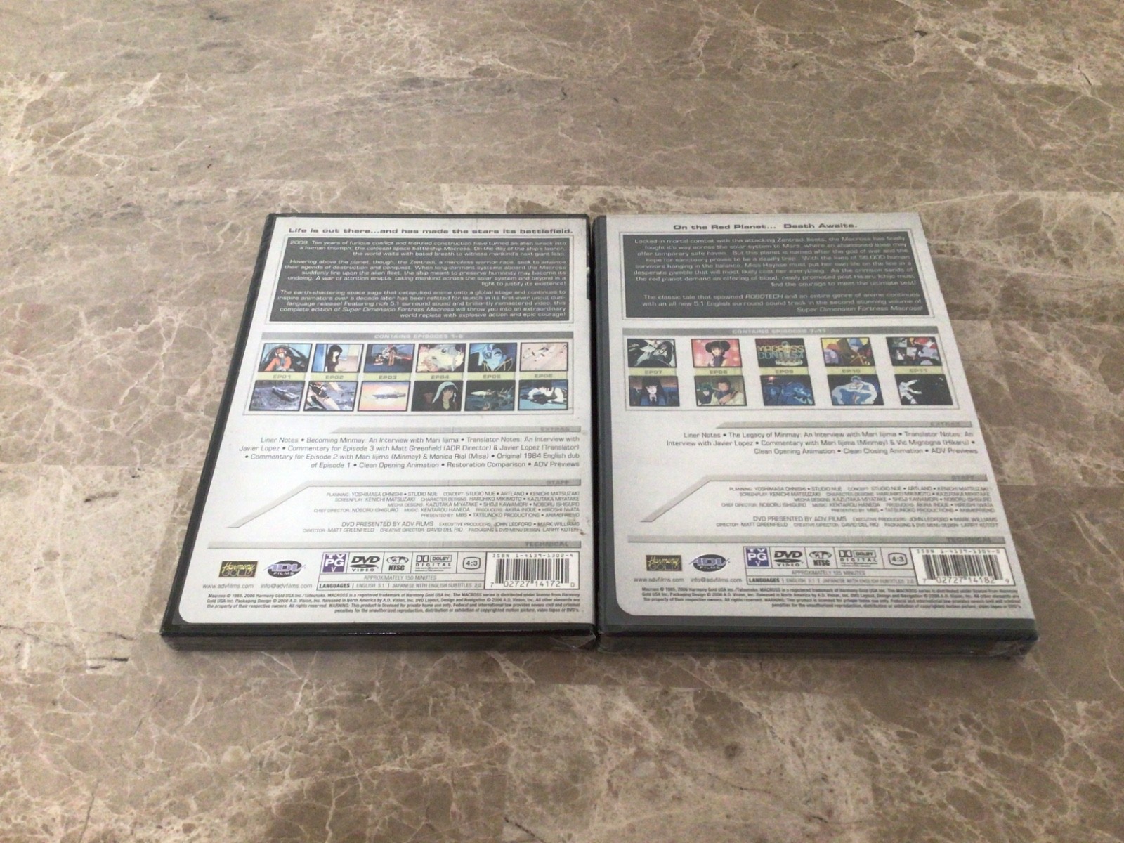Super Dimension Fortress Macross Volume 1 & 2 NEW Sealed
