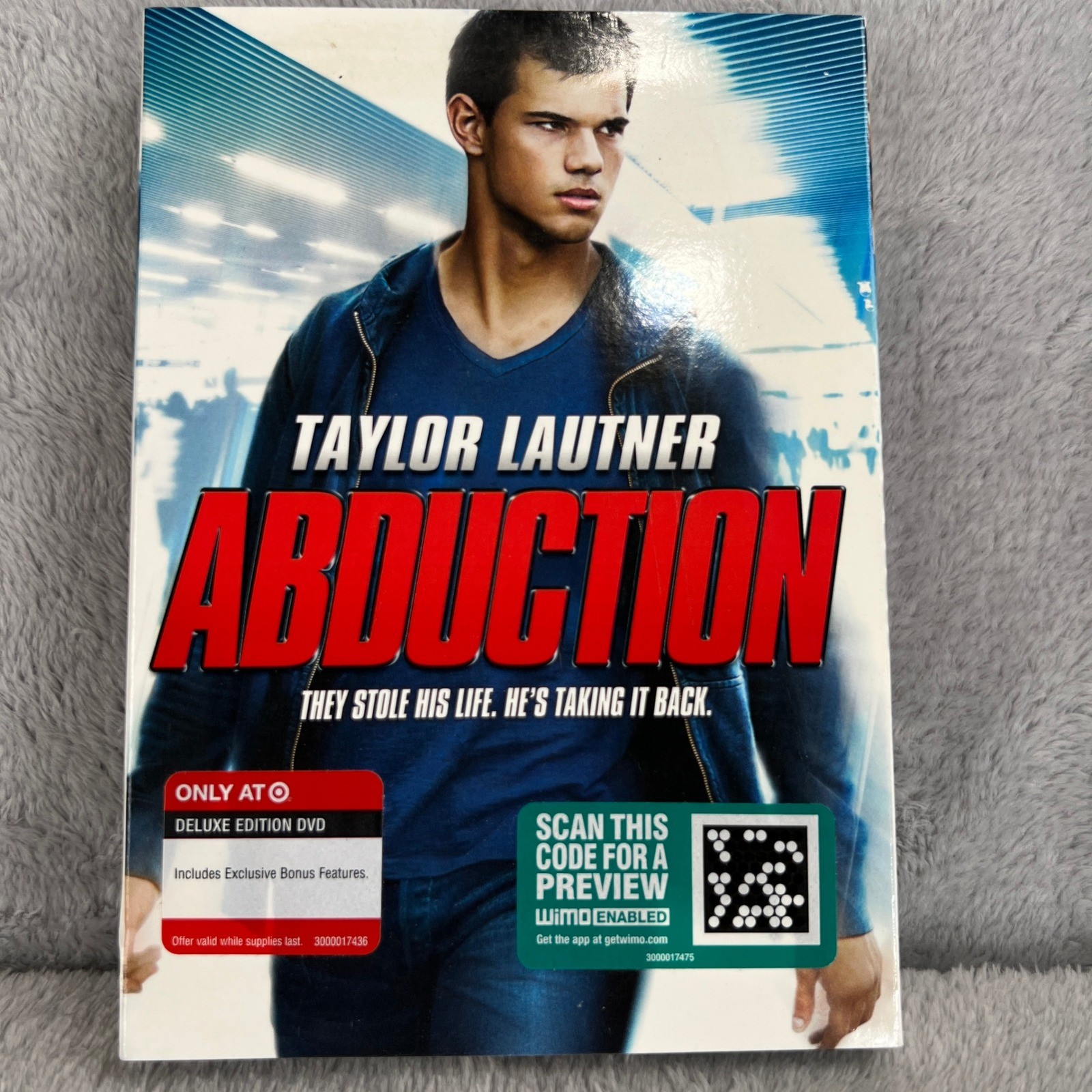 Abduction Target Deluxe Edition DVD New Sealed Taylor Lautner Action Thriller